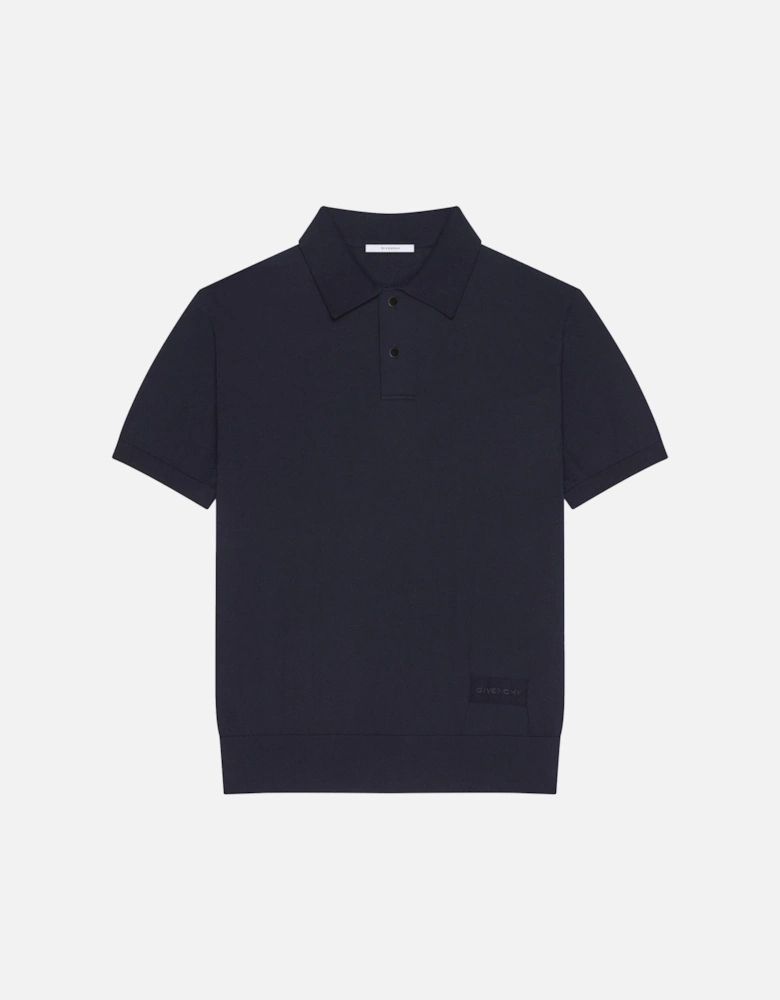 Cotton Polo Shirt Navy