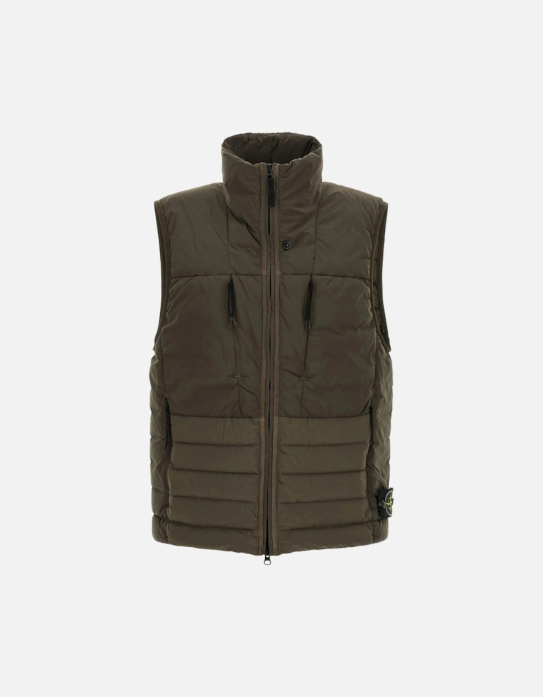 S0183 Compass Down Gilet Khaki