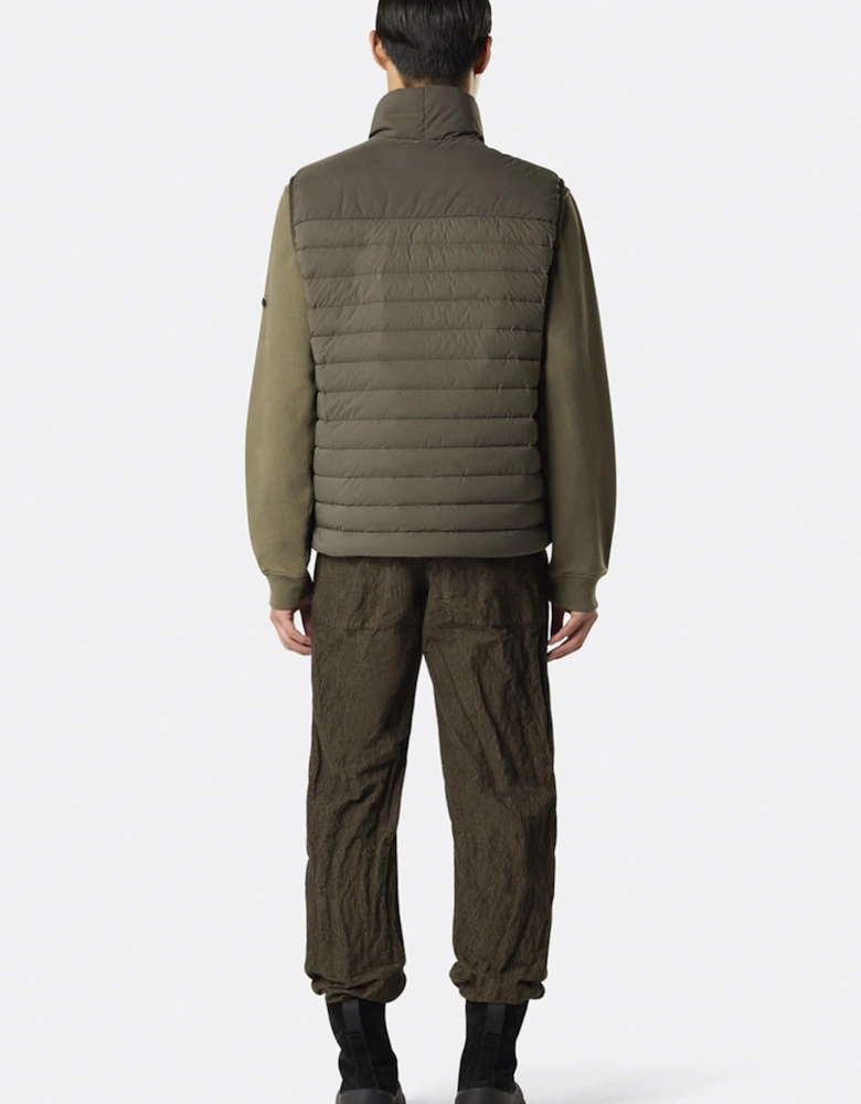 S0183 Compass Down Gilet Khaki