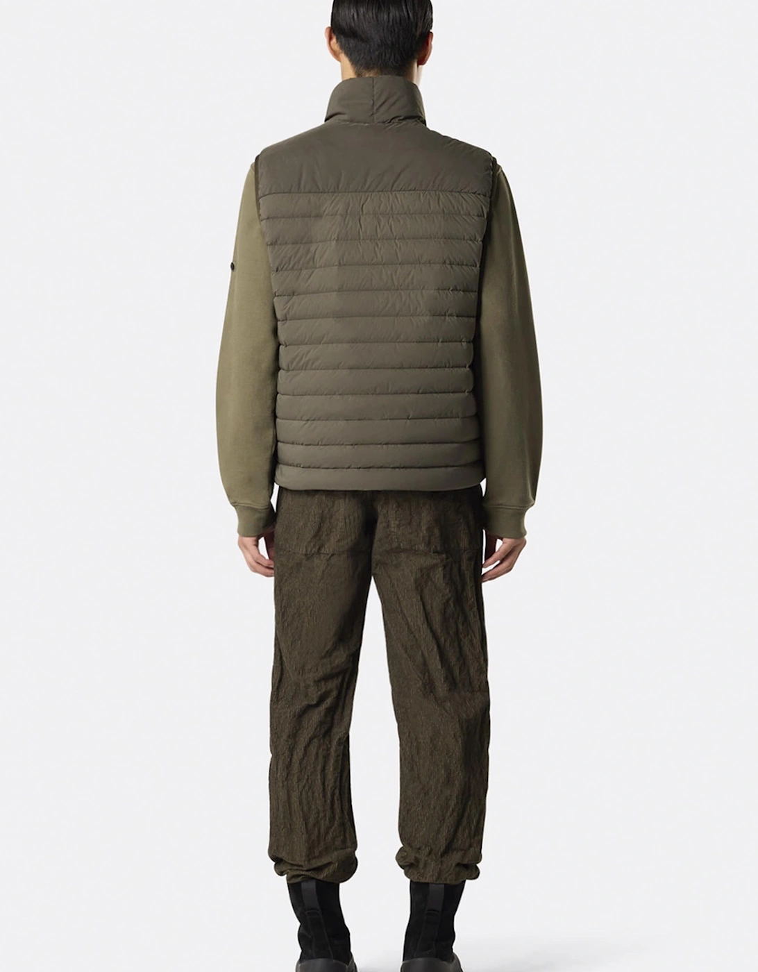 S0183 Compass Down Gilet Khaki