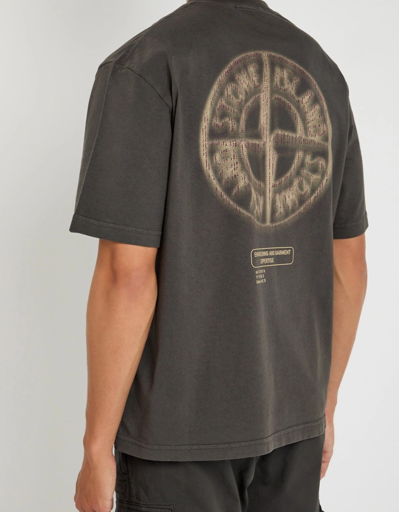 S0091 Branded Cotton T-shirt Grey