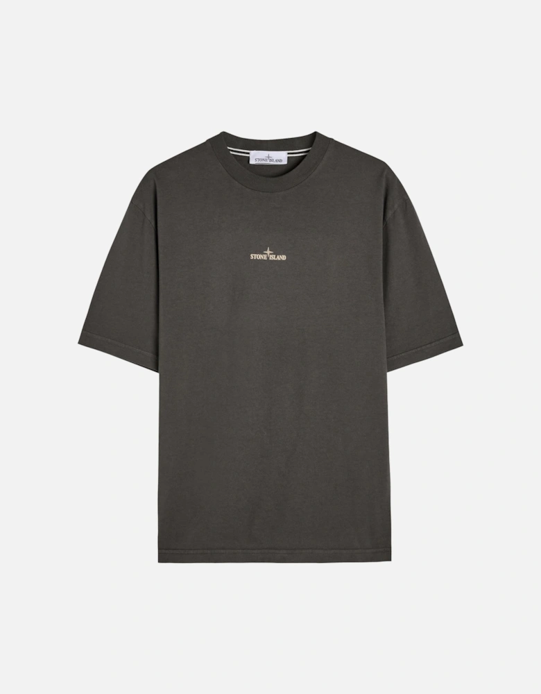 S0091 Branded Cotton T-shirt Grey