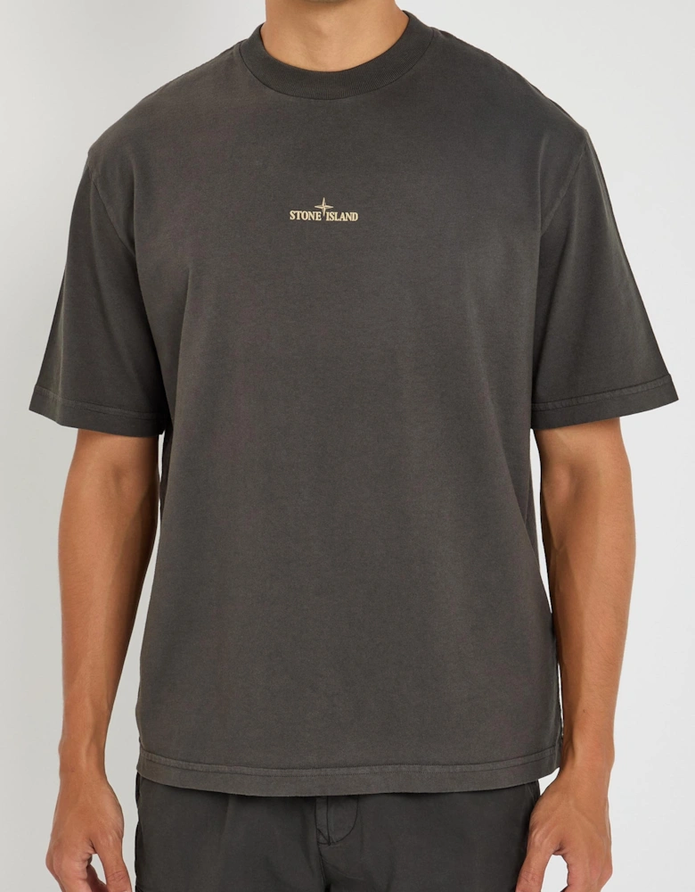 S0091 Branded Cotton T-shirt Grey