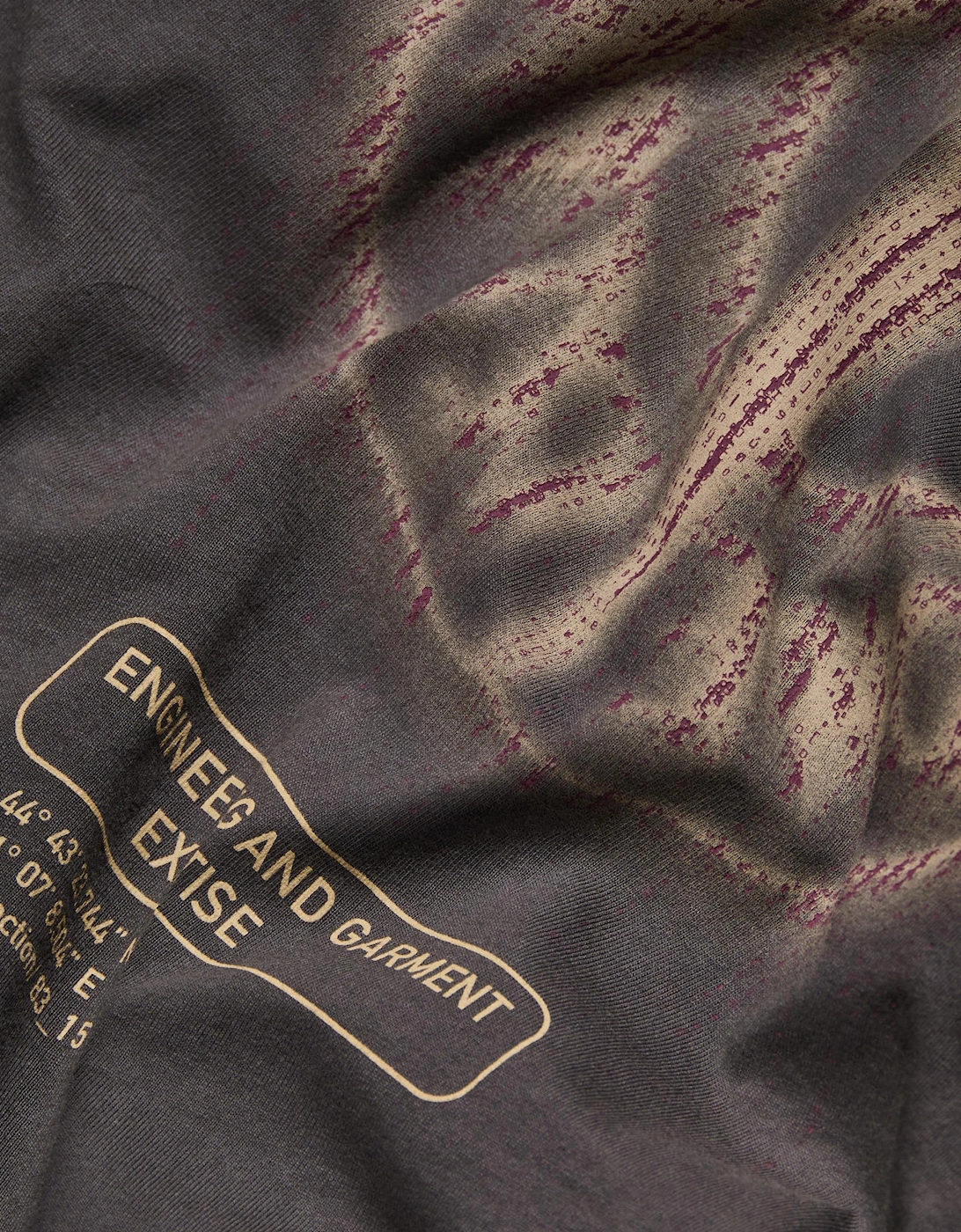 S0091 Branded Cotton T-shirt Grey