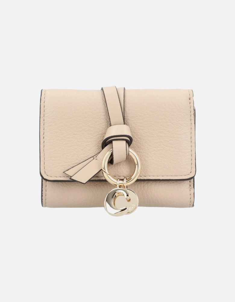Compact Leather Wallet with Snap Closure and Internal Card Slots