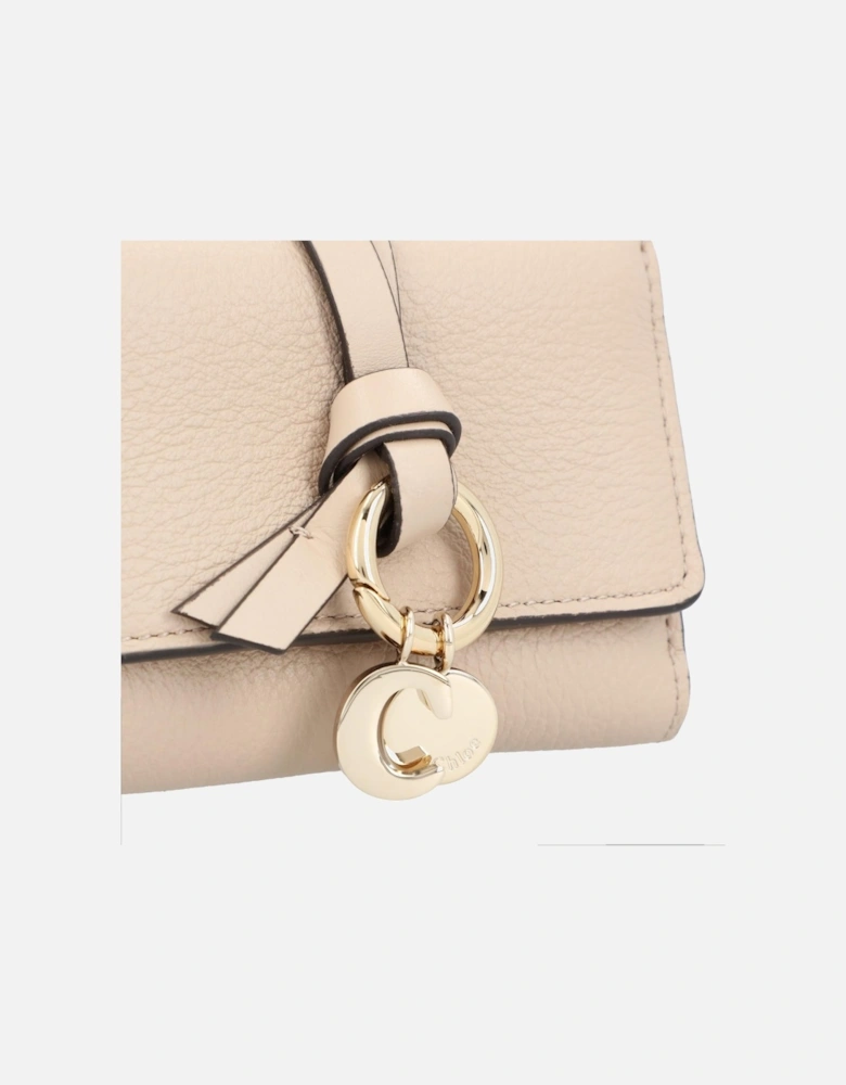 Compact Leather Wallet with Snap Closure and Internal Card Slots