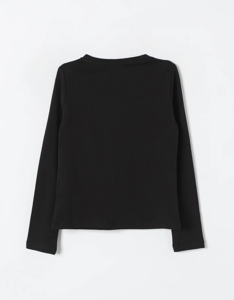 Girls Embellished Logo Tee