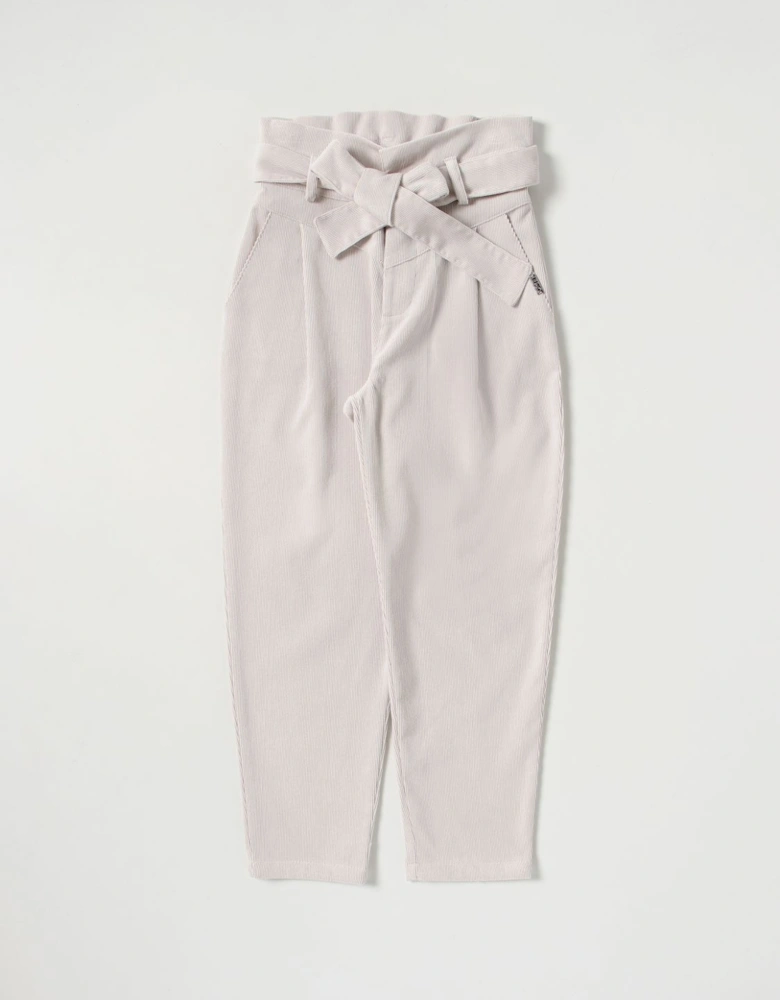 Corduroy Pants with Belt