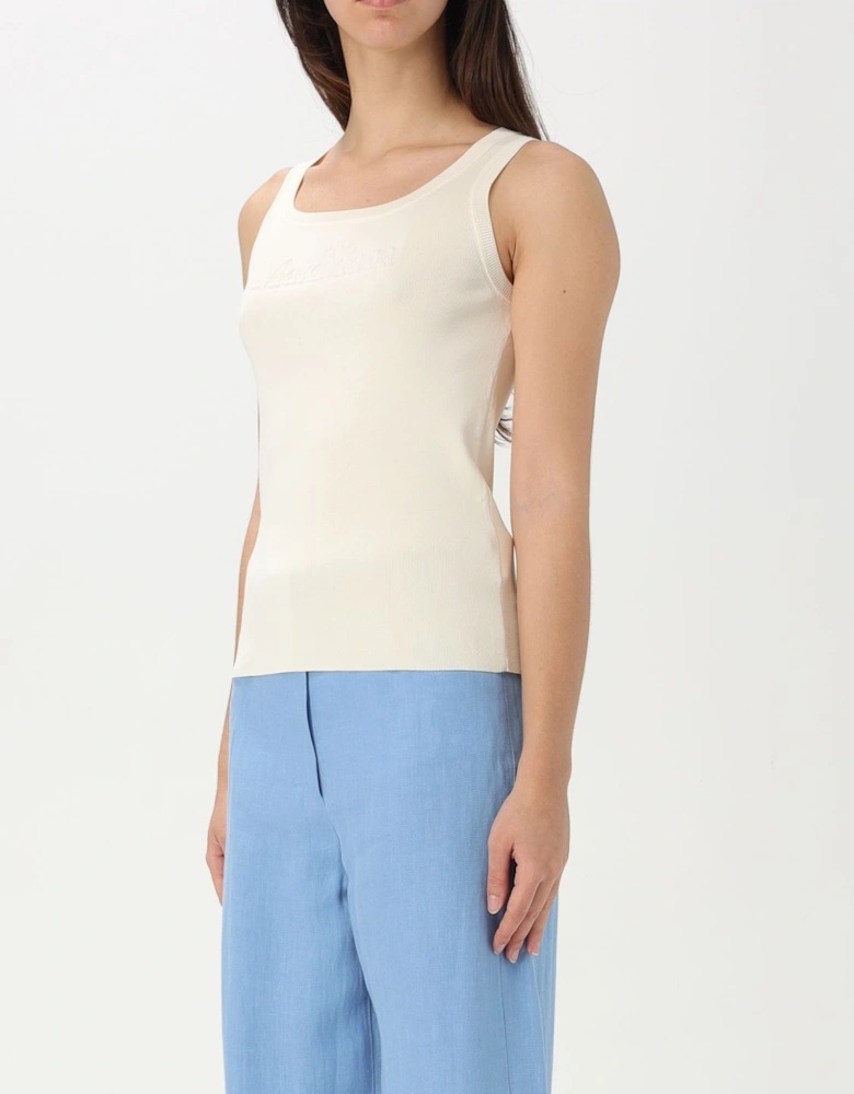 Ribbed Knit Sleeveless Top