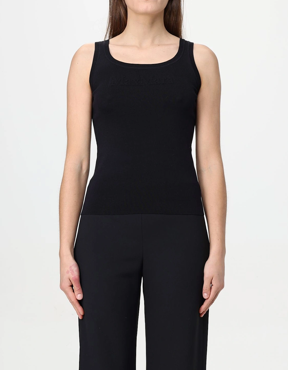 Ribbed Knit Sleeveless Top