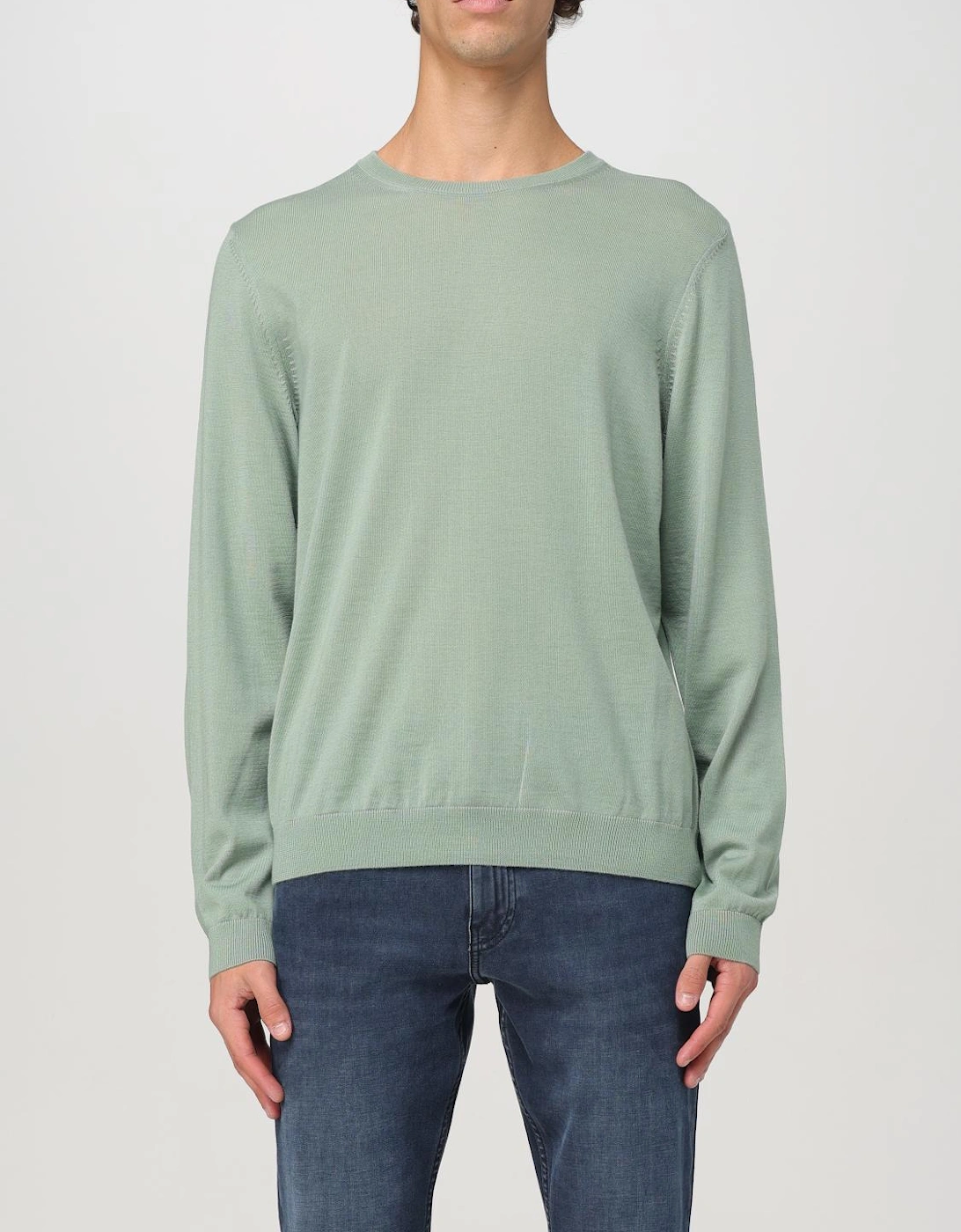 Crew Neck Wool Sweater