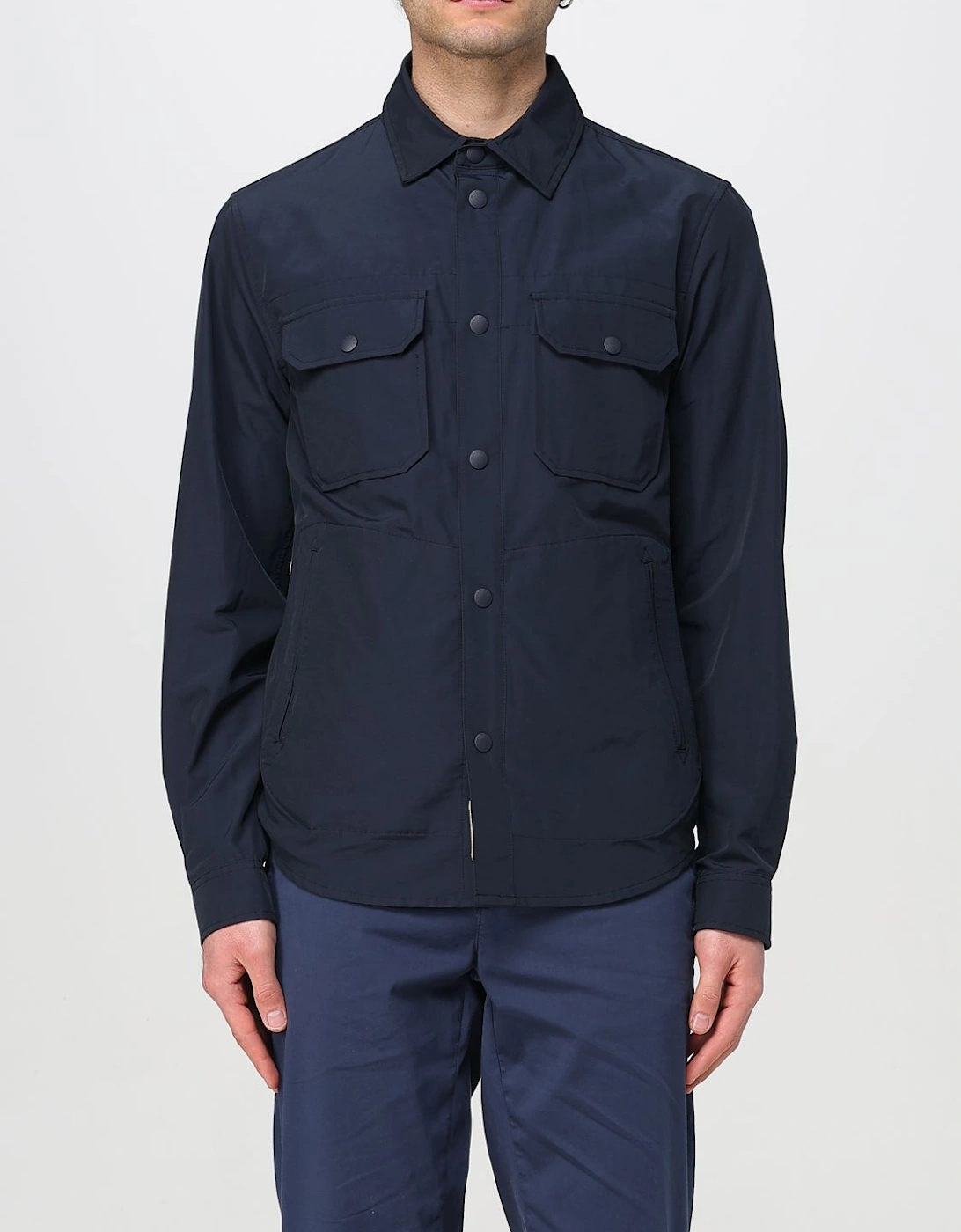 Stretch Cotton Shirt Jacket, 5 of 4