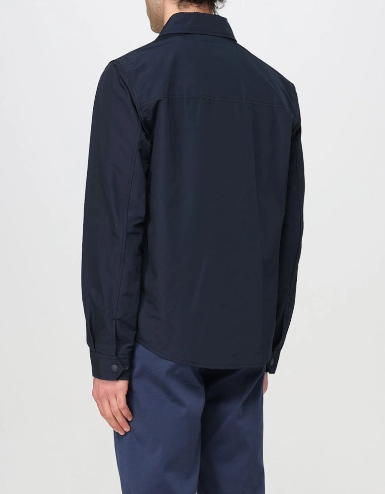 Stretch Cotton Shirt Jacket