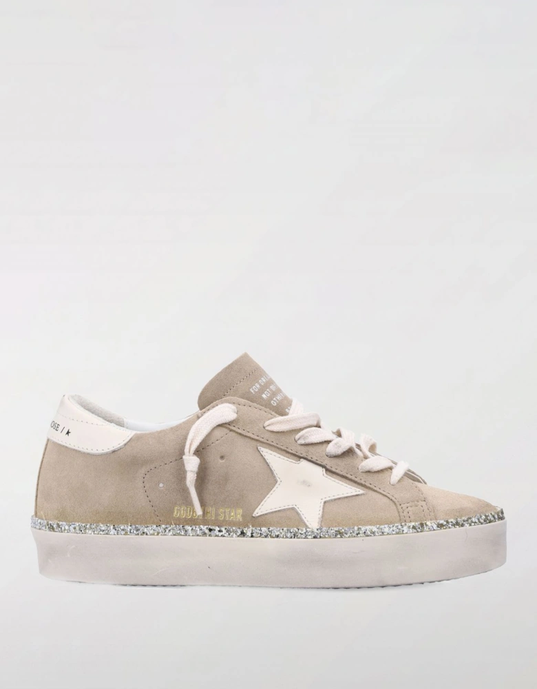 Superstar Platform Sneaker Glitter Trim