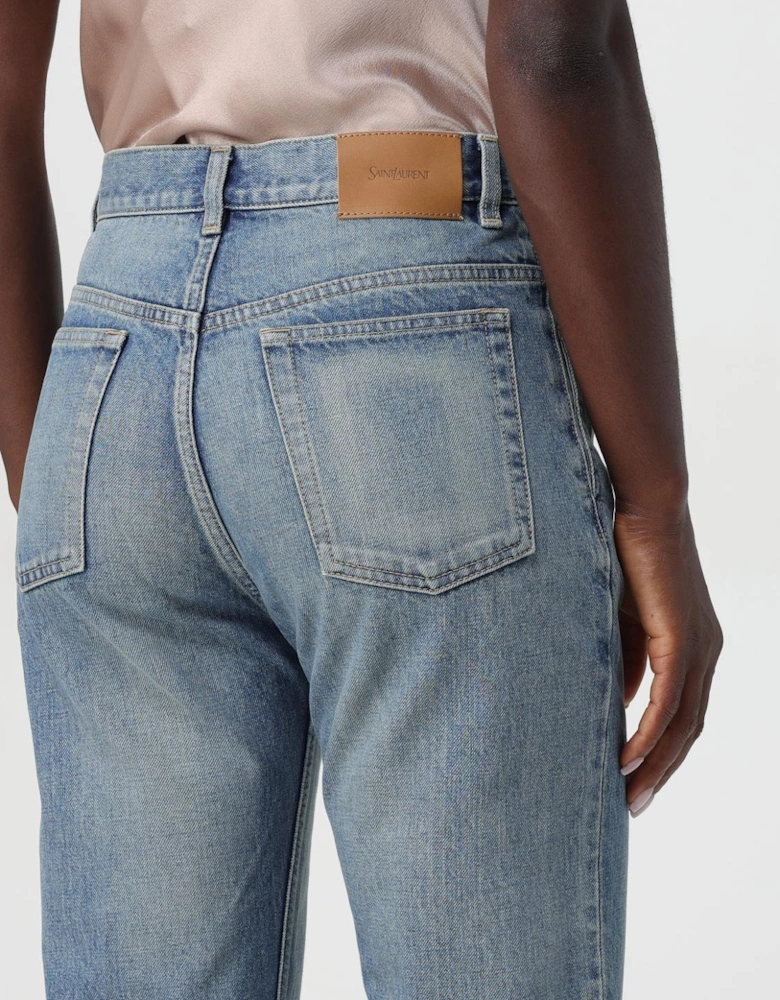 HighWaisted Straight Leg Jeans