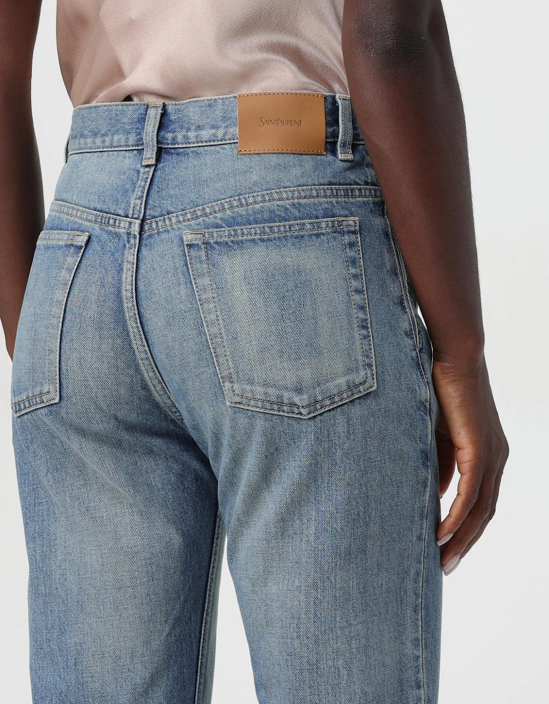 HighWaisted Straight Leg Jeans