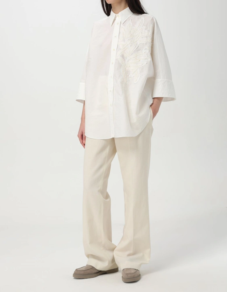 Embroidered Cotton Shirt