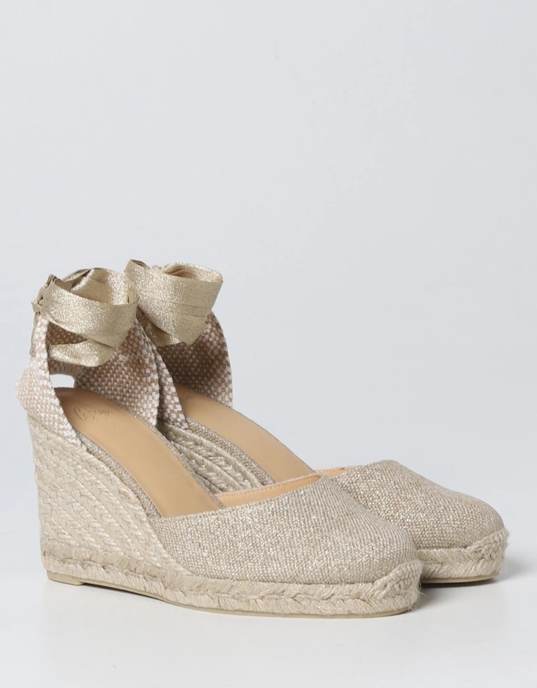 Wedge Espadrille Linen Upper