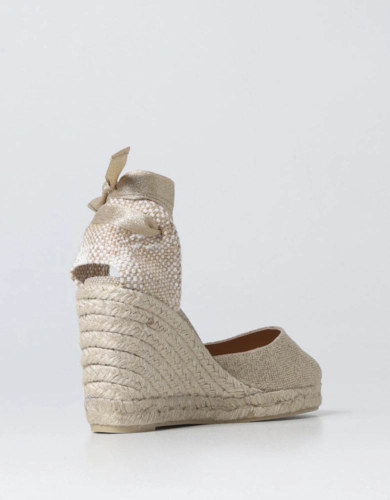 Wedge Espadrille Linen Upper