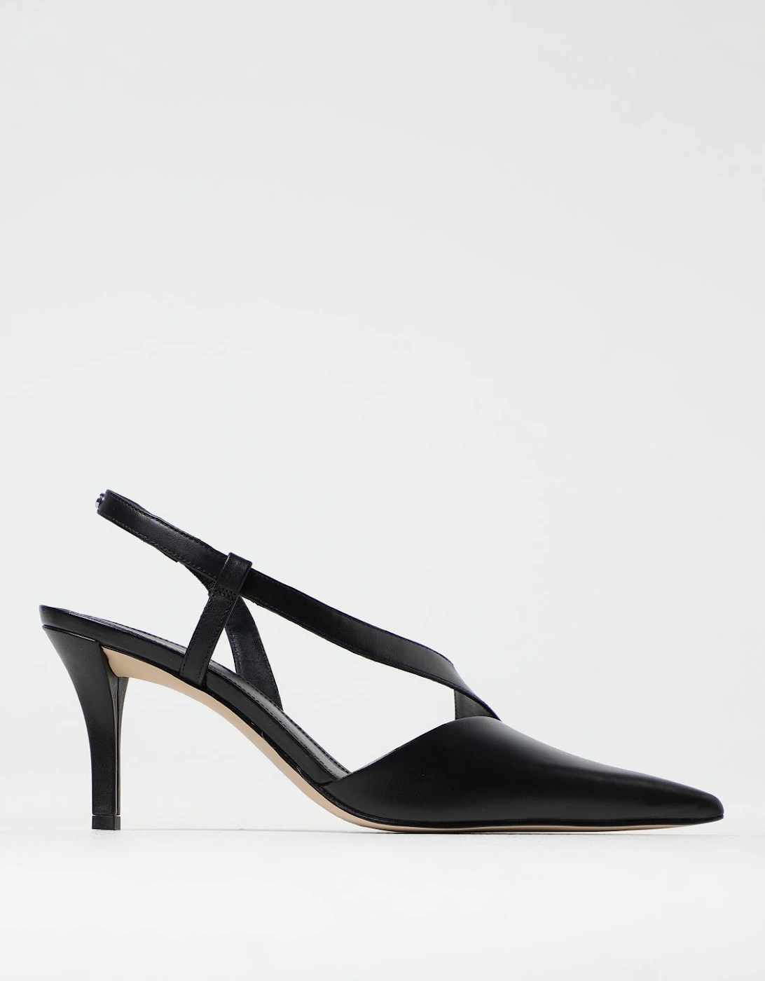 Leather Slingback Pumps