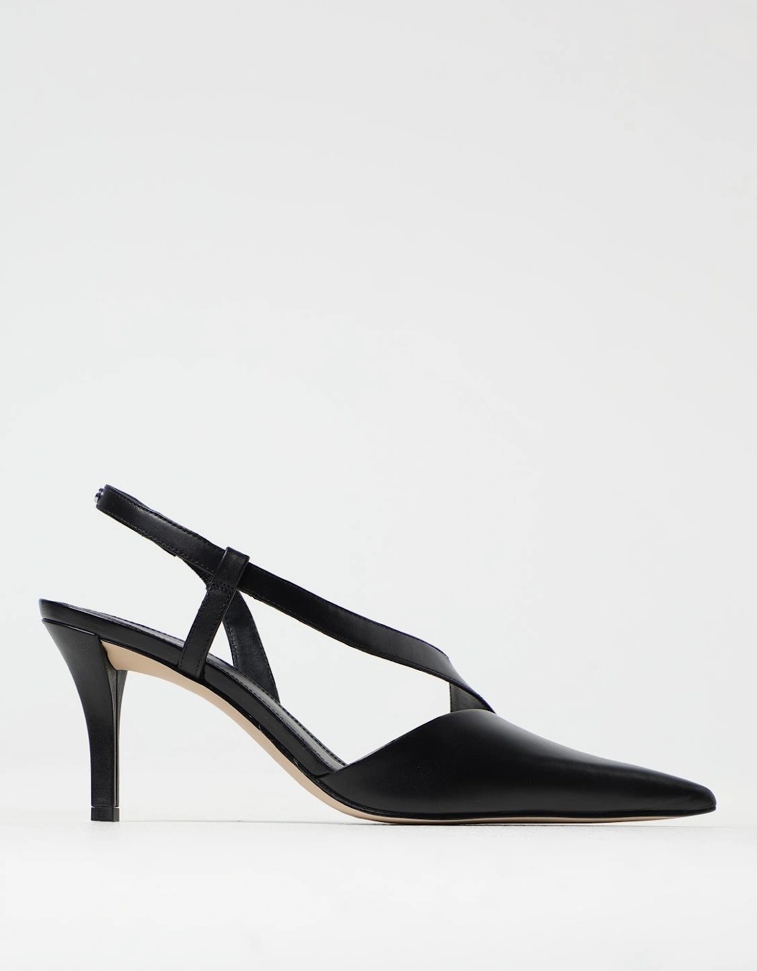 Leather Slingback Pumps