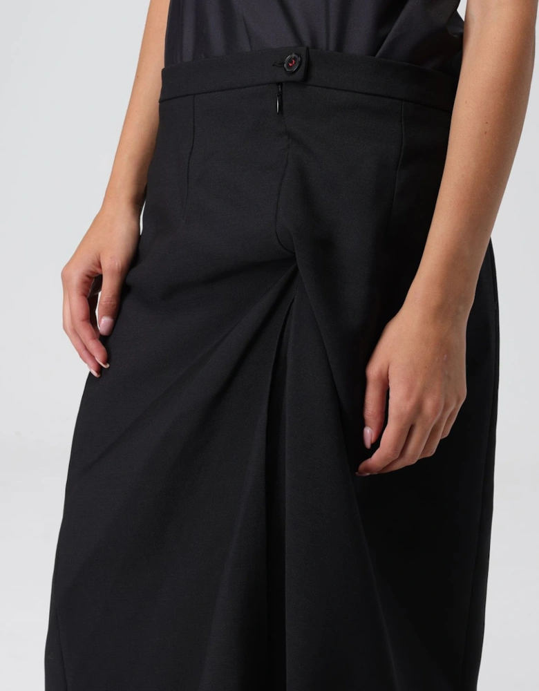 Asymmetrical Draped Maxi Dress