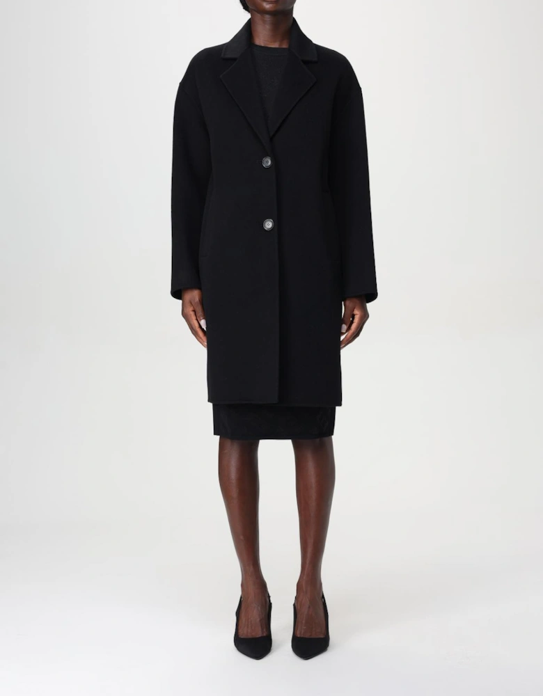 Overcoat Classic Notch Collar Long Sleeves