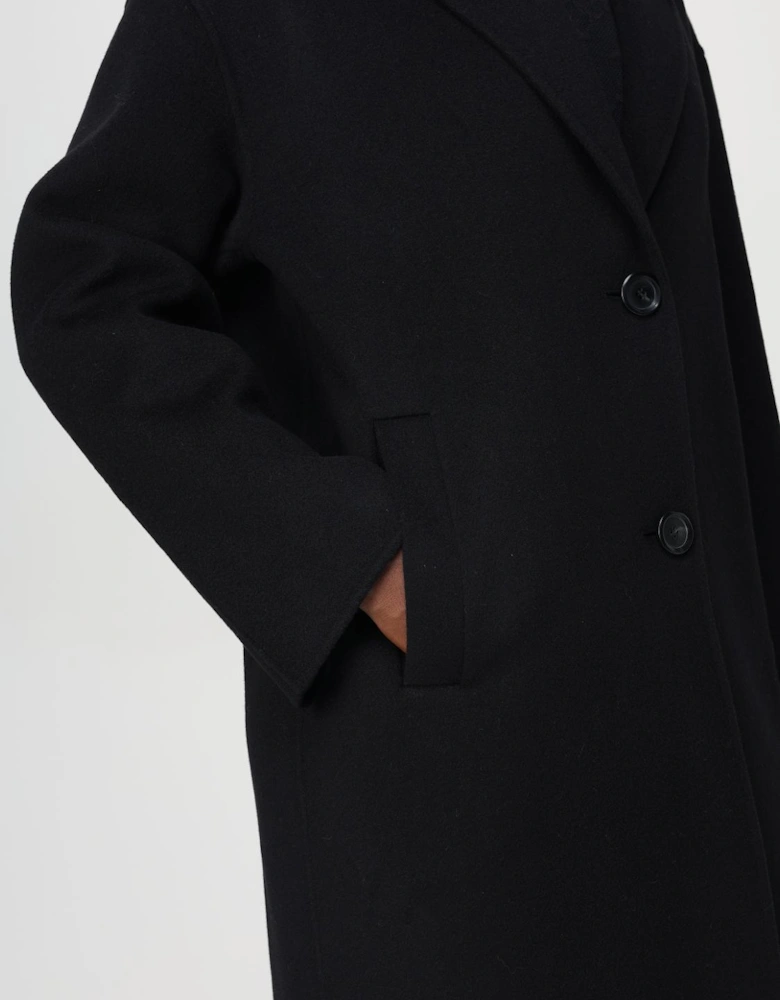Overcoat Classic Notch Collar Long Sleeves