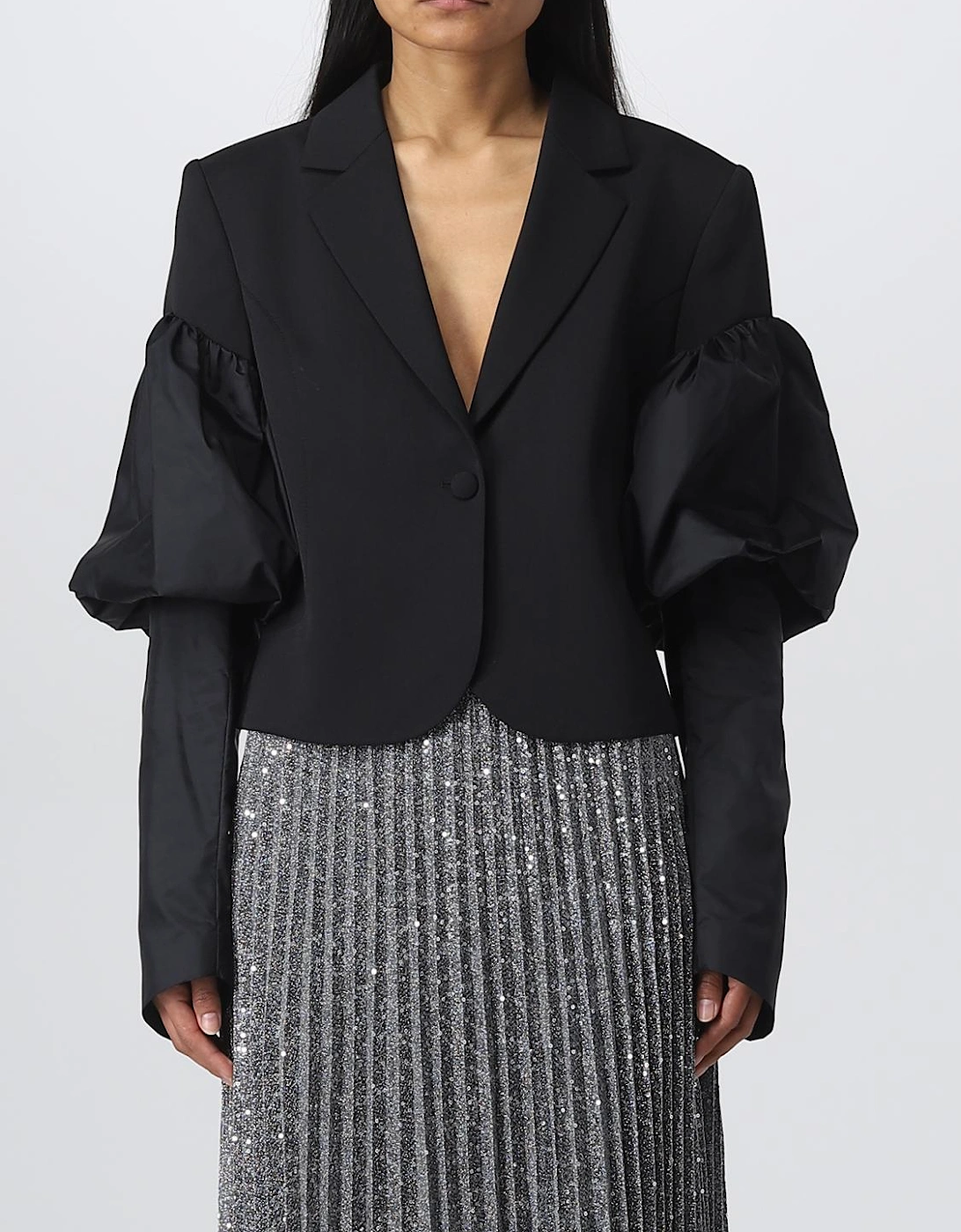 Cropped Puff Sleeve Blazer, 5 of 4