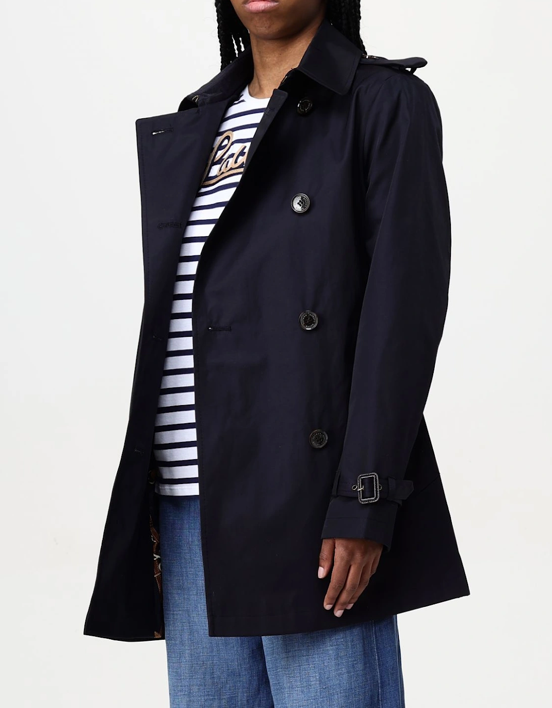 Classic Trench Coat with Belt