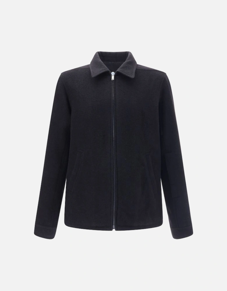 Brad Jacket with Pointed Collar and Zip Fastening