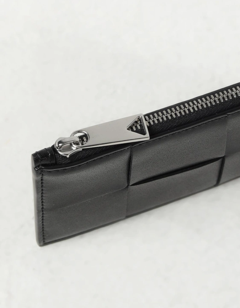 Intrecciato Zip Around Wallet