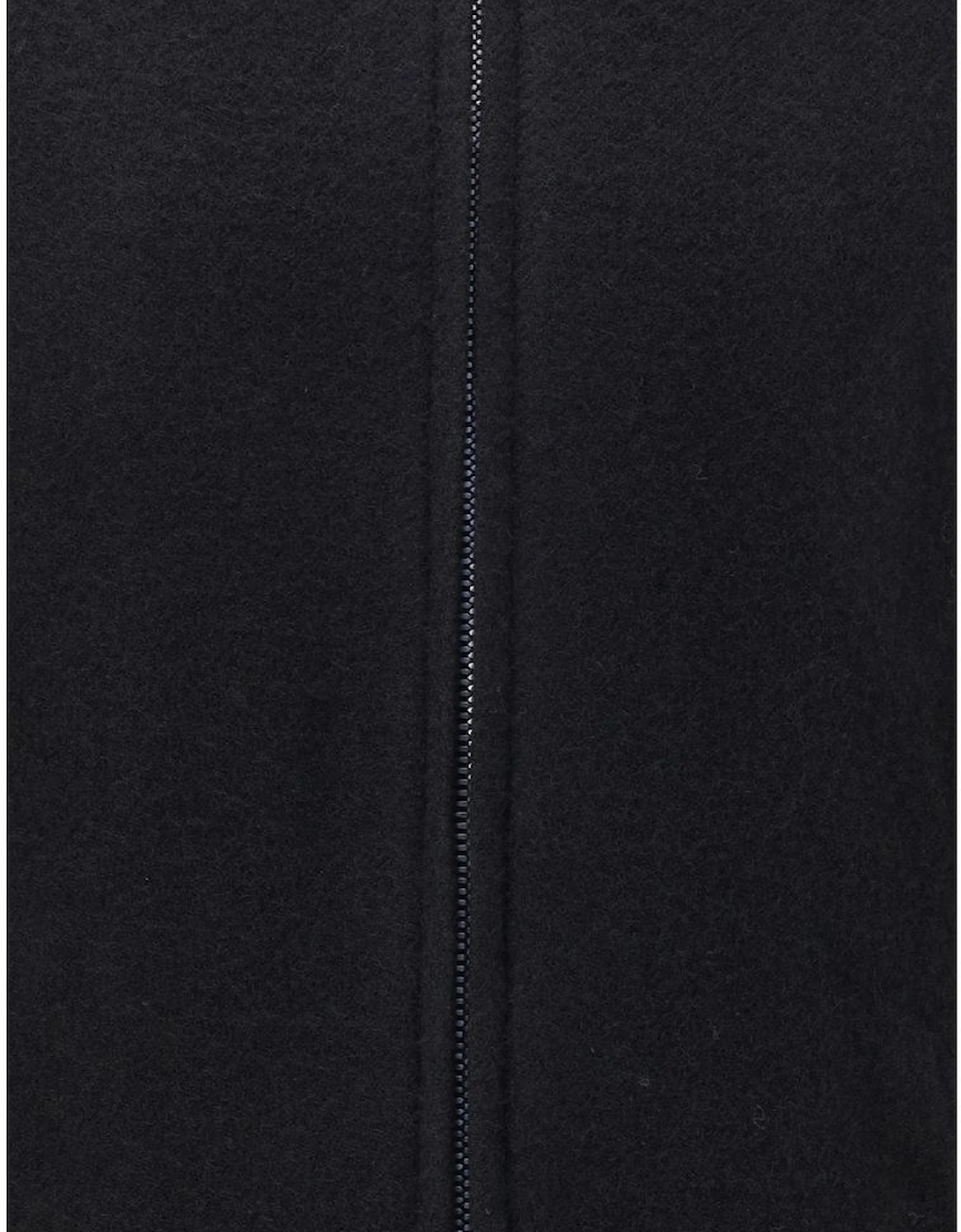 Brad Jacket with Pointed Collar and Zip Fastening