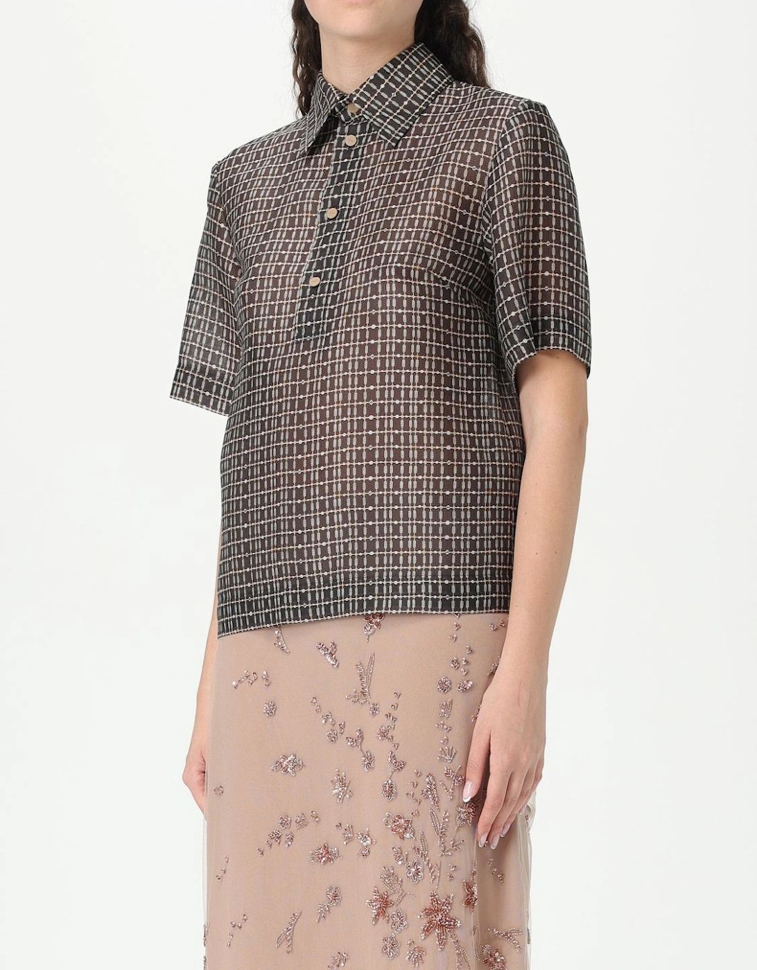 Classic Brown Button-Up Shirt