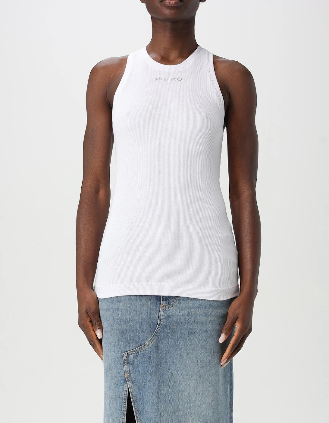 Ribbed Racerback Tank Top