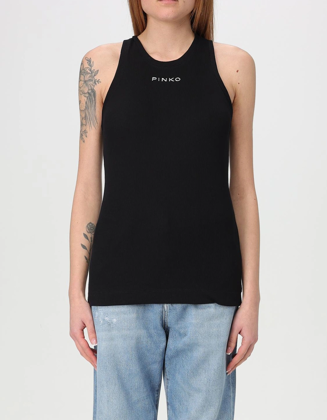 Ribbed Racerback Tank Top