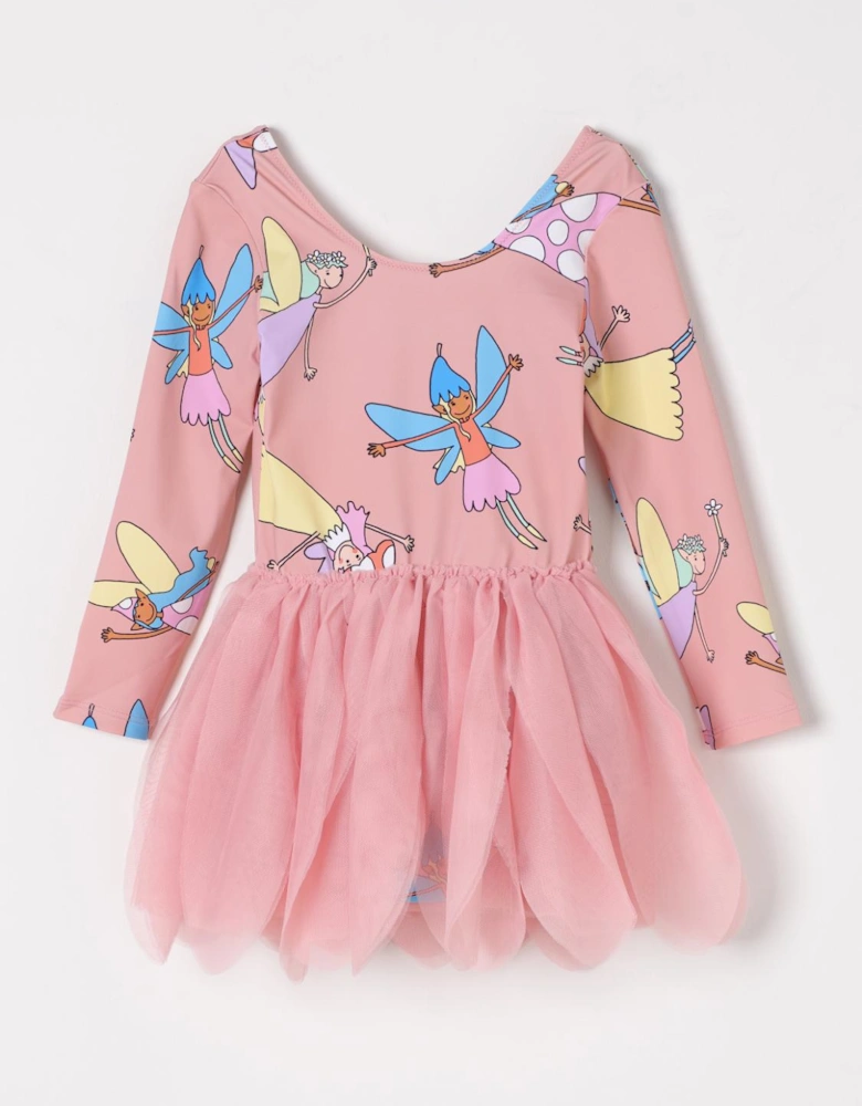 Fairy Print Tutu Dress