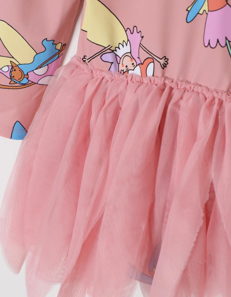 Fairy Print Tutu Dress