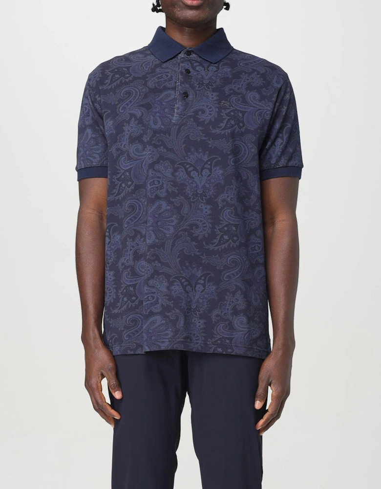 Paisley Print Polo Shirt