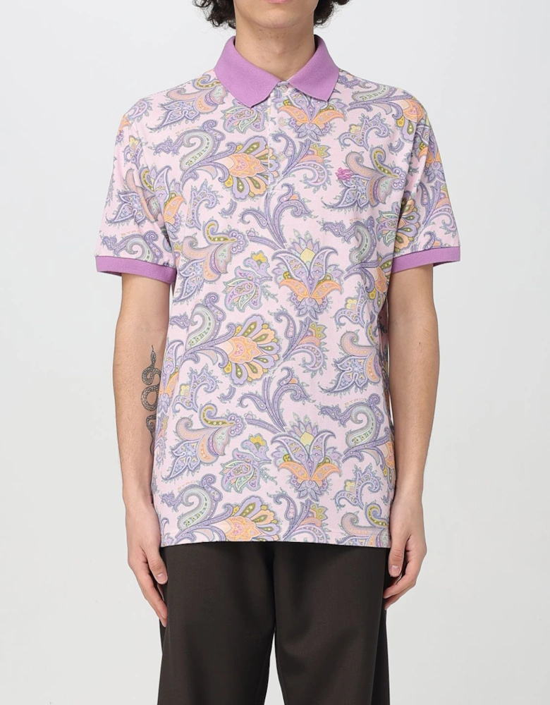 Paisley Print Polo Shirt