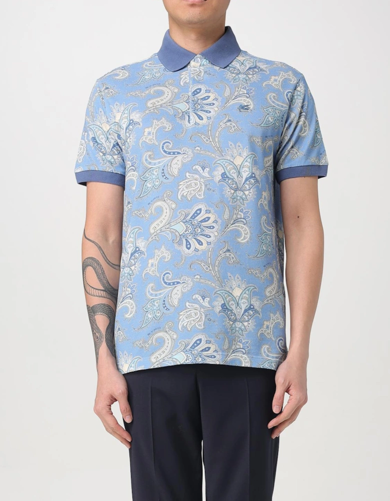 Paisley Print Polo Shirt