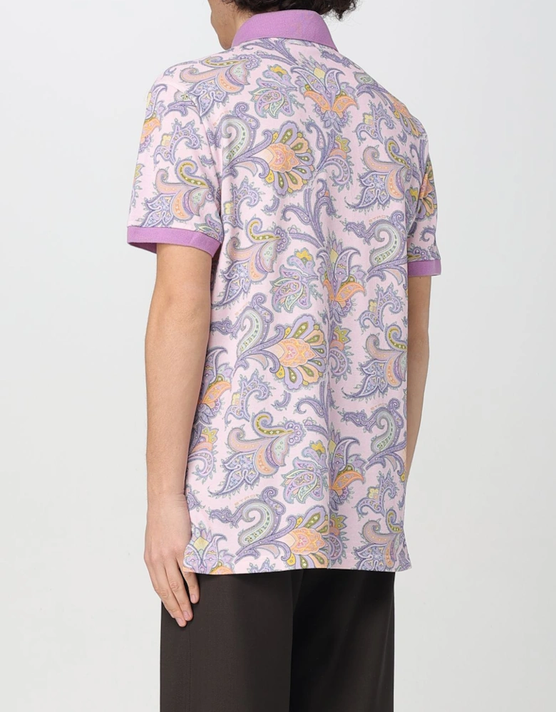 Paisley Print Polo Shirt