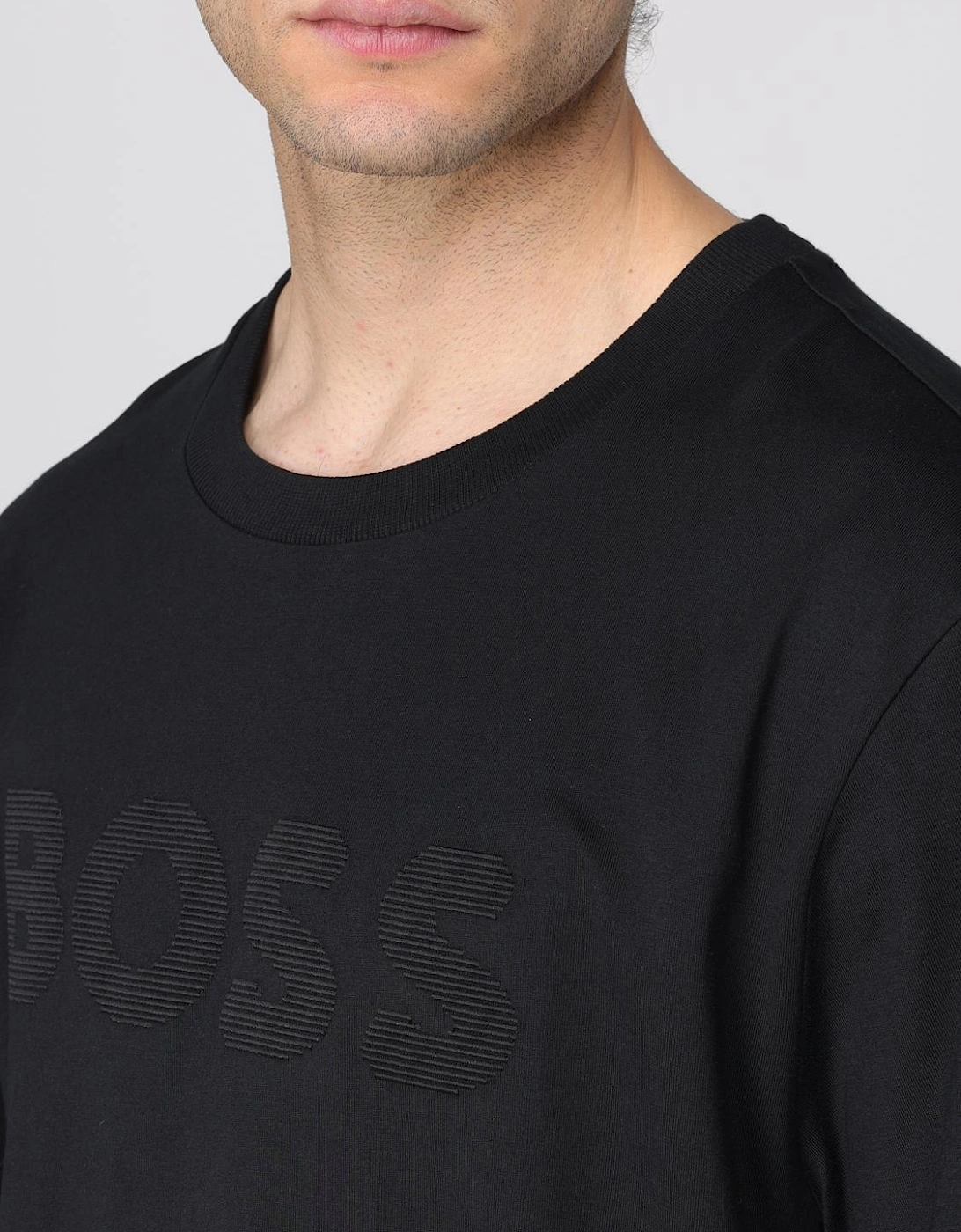 Embossed BOSS Logo Tee
