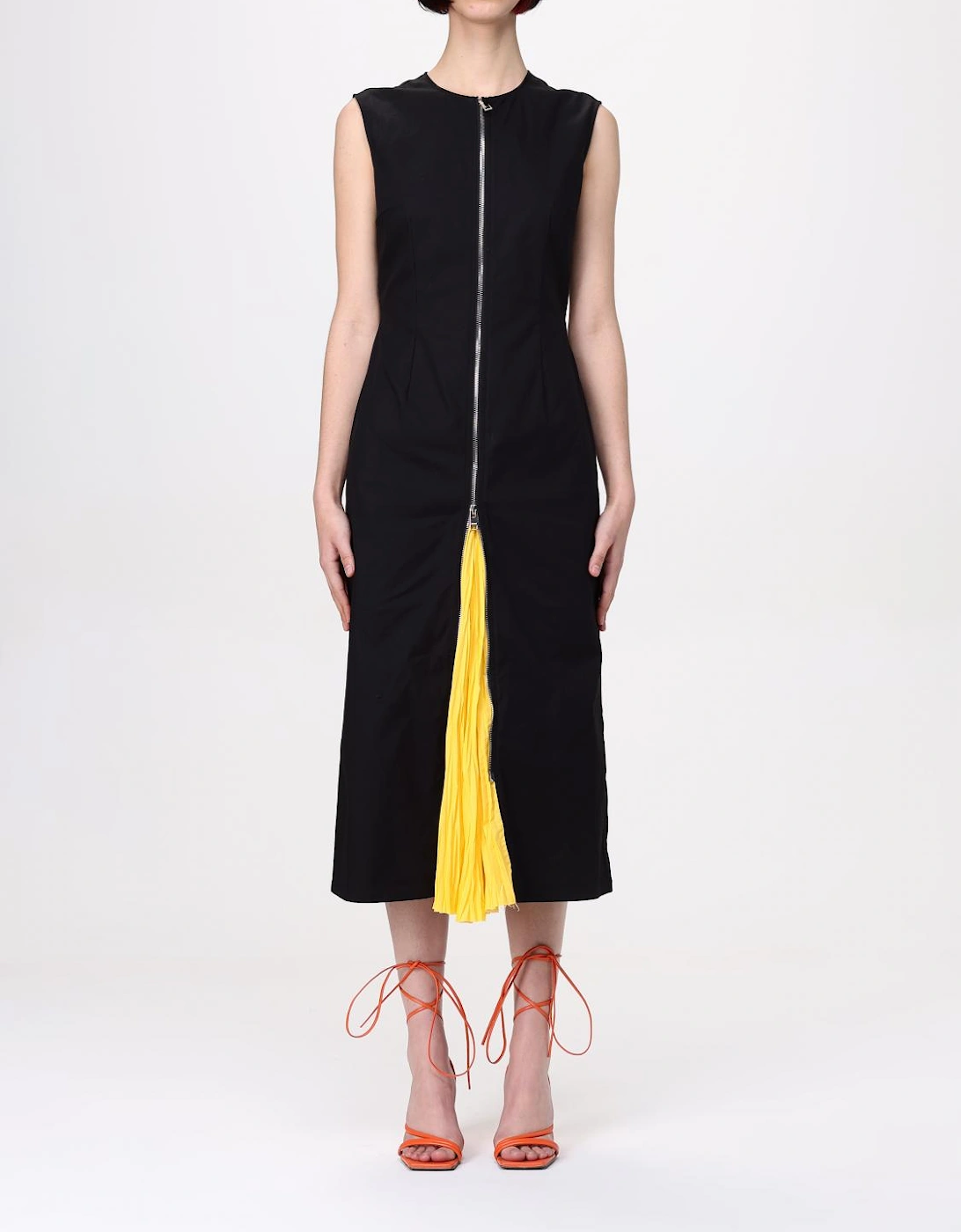 Midi Dress Pleated Detail, 4 of 3
