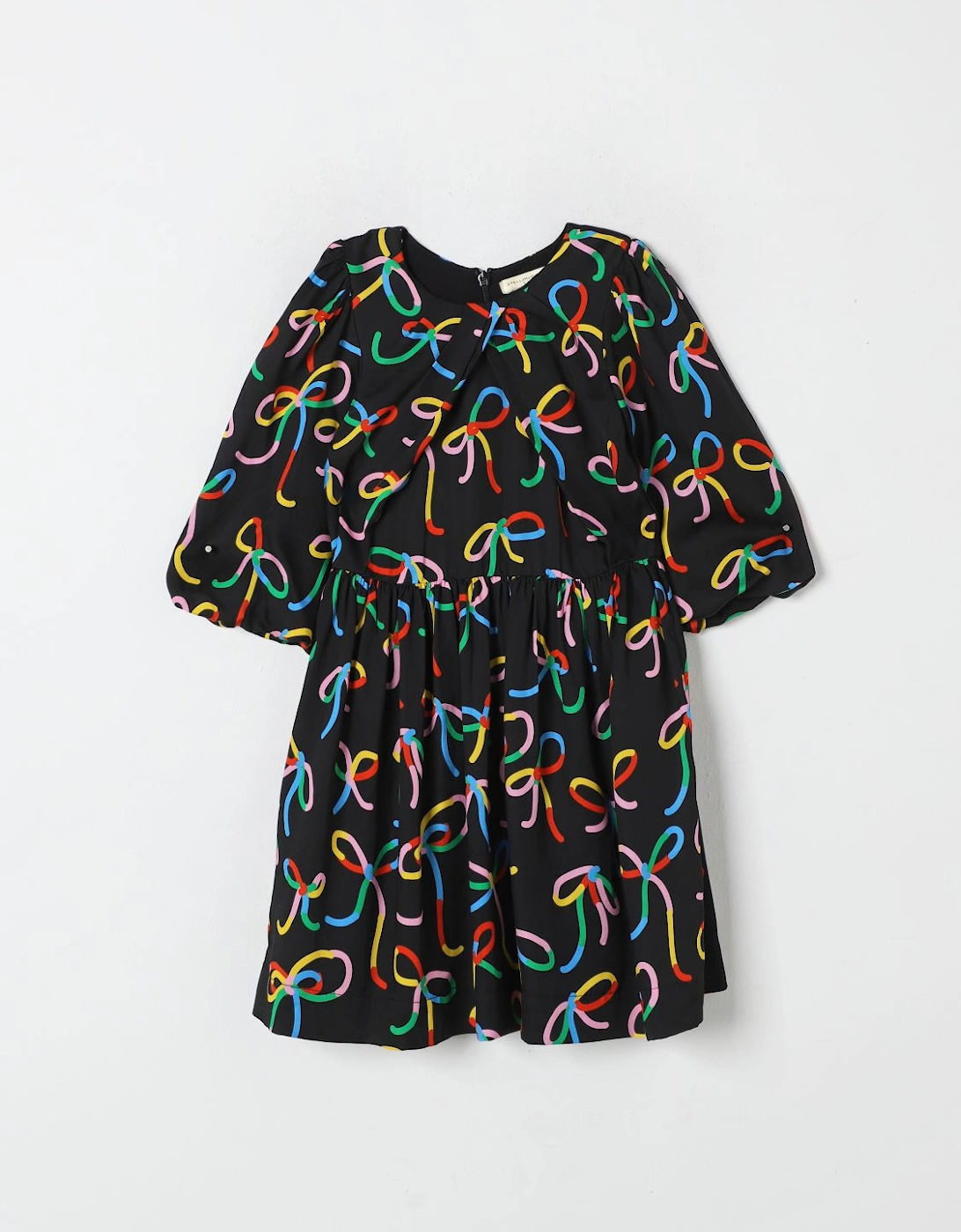 Kids Bow Print Dress, 4 of 3