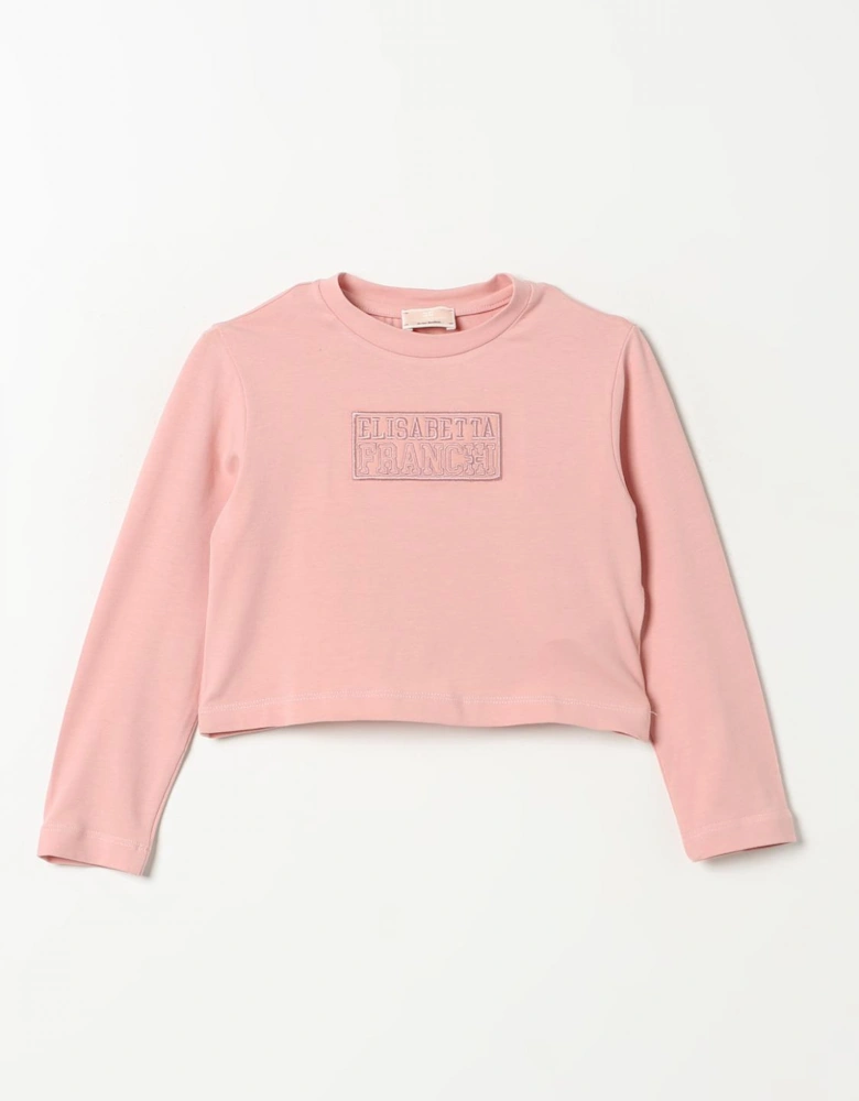 Girls Cropped LongSleeve Top