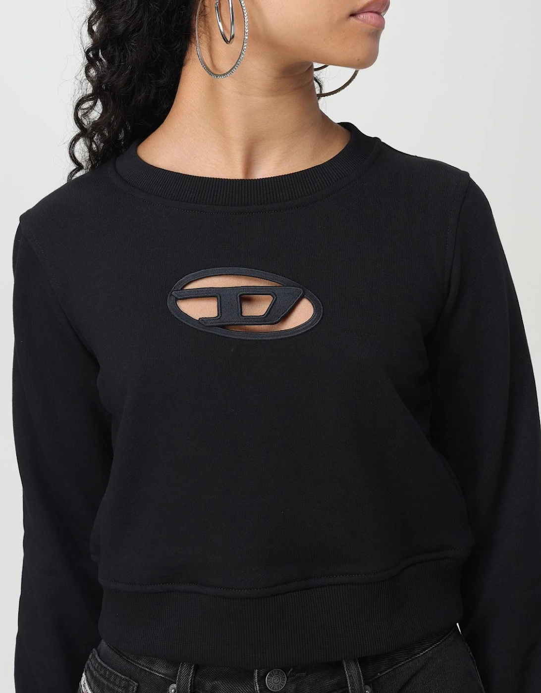 Cutout Logo Sweatshirt