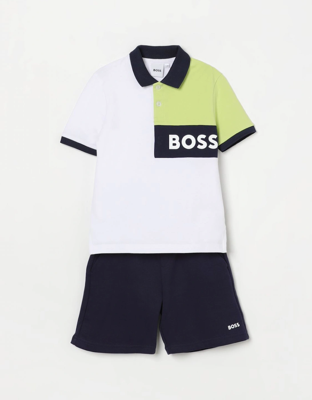 Boy Polo Shirt and Shorts Set, 5 of 4