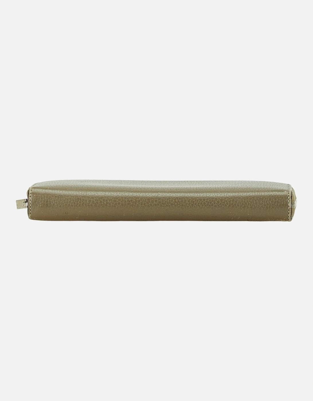 Zip Around Leather Wallet