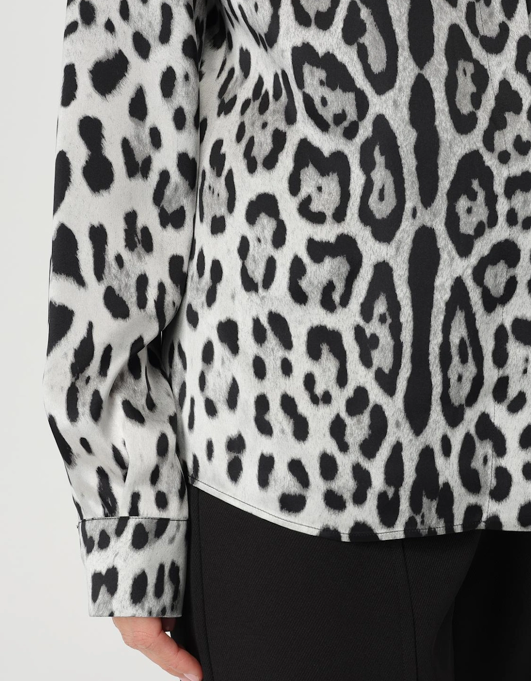 Leopard Print Silk Shirt